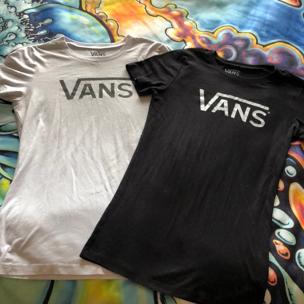 TWO Vans tees